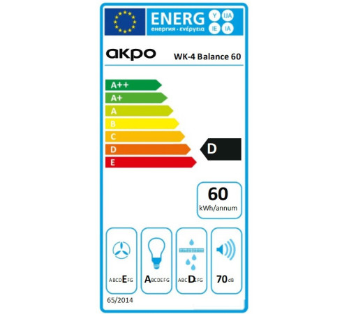 Кухонная вытяжка Akpo Balance 60 WK-4 черный