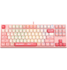 Клавиатура A4Tech Bloody S87 Energy Pink Bloody BLMS Red Plus