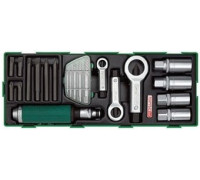 Набор отвертка с битами и головками Toptul GTA2234 22 предмета