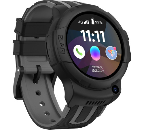 Детские умные часы Elari KidPhone 4G Wink черный