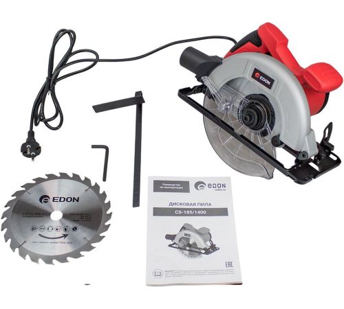 Дисковая циркулярная пила Edon CS-185/1400