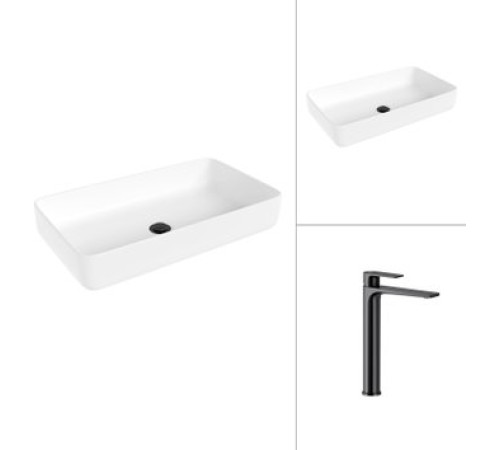 Умывальник Lauter 21487-60 + Reef 21CK8678BS