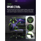 Игровое геймерское кресло FLOKY Asgard Purple-Green фиолетовый/зеленый
