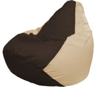 Кресло-мешок Flagman Груша Макси Г2.1-326 бежевый/коричневый