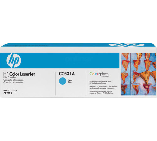 Картридж HP CC531A