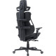 Игровое геймерское кресло CACTUS CS-CHR-DUO-BBK черный кожзам