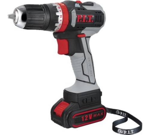 Ударная дрель-шуруповерт P.I.T. PID03001-12M2/BL с 2-мя АКБ, кейс