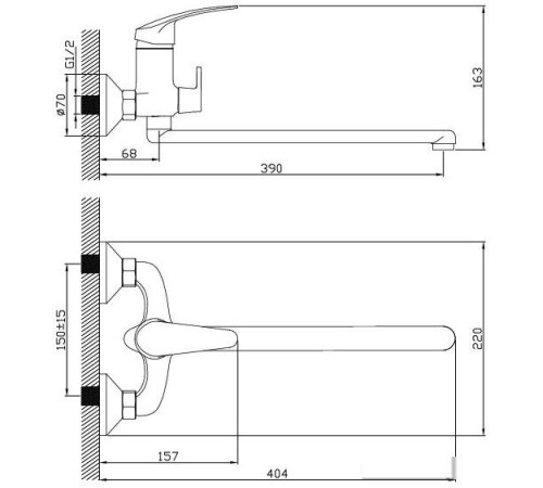 Смеситель Diadonna D80-222112