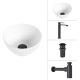Умывальник Lauter 21601E + Moon 21СК8691BS + сифон 21635B + дон.клапан 21190B черный матовый