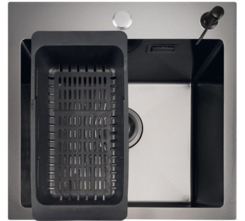 Кухонная мойка Stellar E4444NB нано черный