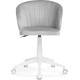 Офисное кресло Woodville Пард 464231 confetti silver серый/белый