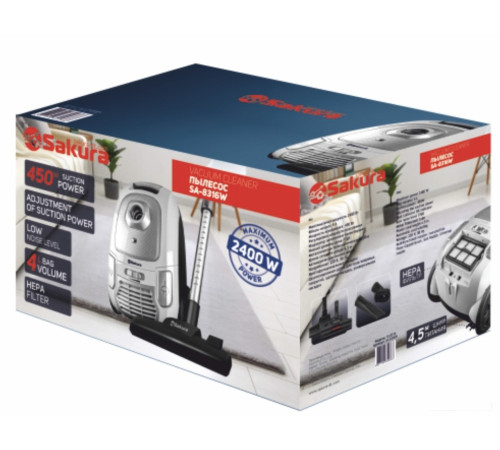Пылесос Sakura SA-8316W