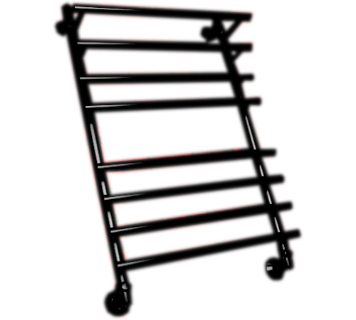 Полотенцесушитель Двин F8 BL Primo 80x50 черный матовый