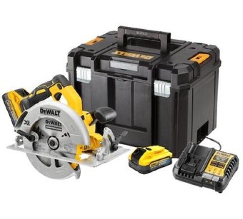Дисковая циркулярная пила DeWalt DCS570H2T с 2-мя АКБ, кейс