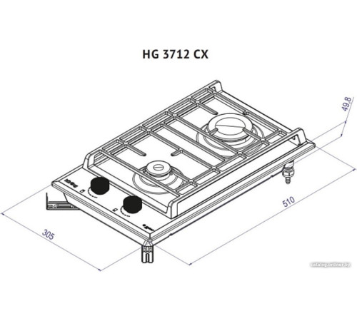 Варочная панель Korting HG 3712 CX