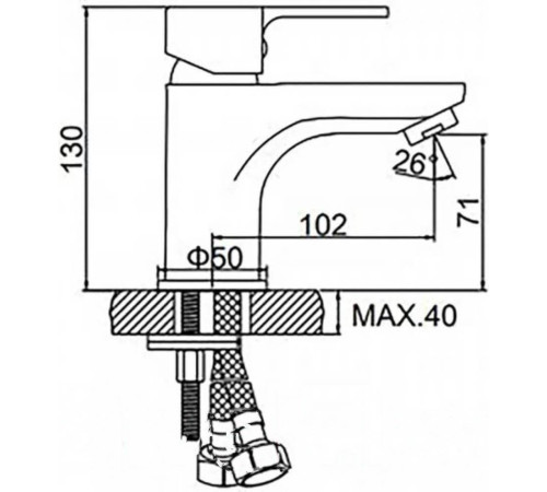 Смеситель Wisent WG1003