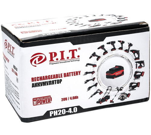 Аккумулятор P.I.T. PH20-4.0 20В/4 Ah