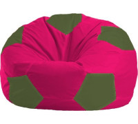 Кресло-мешок Flagman Мяч Стандарт М1.1-391 малиновый/темно-оливковый