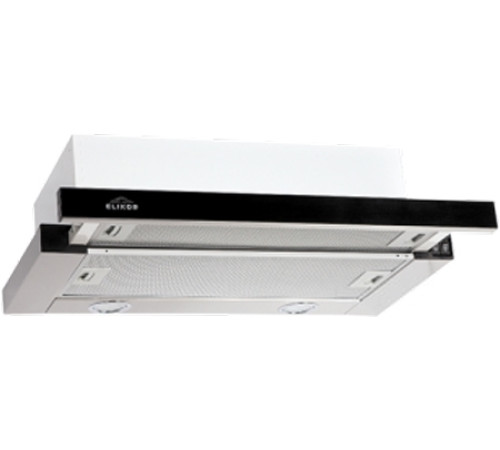 Кухонная вытяжка Elikor Интегра Glass 60Н-400-В2Д нержавеющая сталь/черное стекло 940982