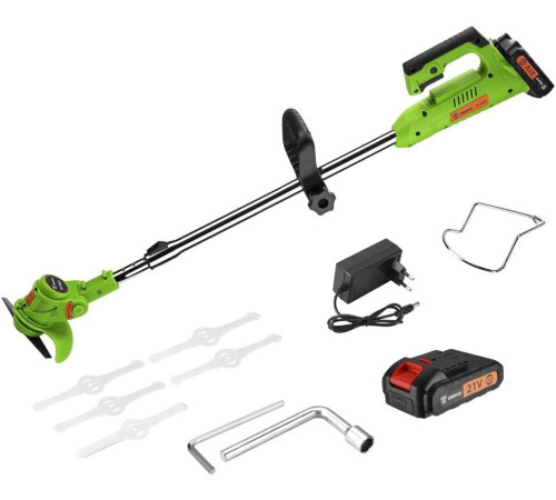 Триммер Deko DKTR21 с 2-мя АКБ