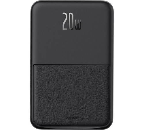 Внешний аккумулятор Baseus MagPro Magnetic Bracket Wireless Fast-Charging Power Bank 20W 5000mAh черный
