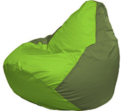 Кресло-мешок Flagman Груша Медиум XL Г1.1-164 салатовый/оливковый