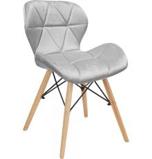 Стул Mio Tesoro Лацио SC-026 светло-серый/дерево