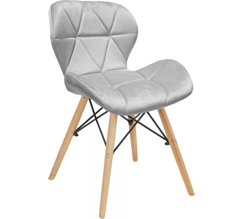 Стул Mio Tesoro Лацио SC-026 светло-серый/дерево