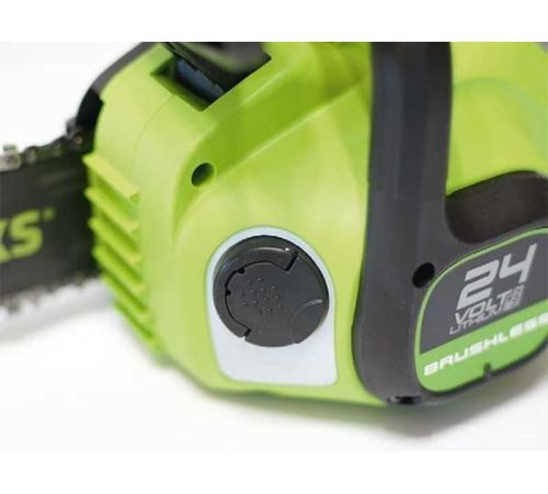 Аккумуляторная пила Greenworks GD24CS30K2 2007007UA с 1-м АКБ 2 Ач