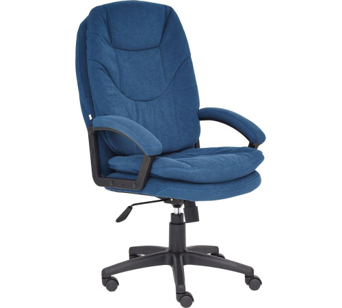 Офисное кресло TetChair Comfort LT флок синий