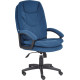Офисное кресло TetChair Comfort LT флок синий