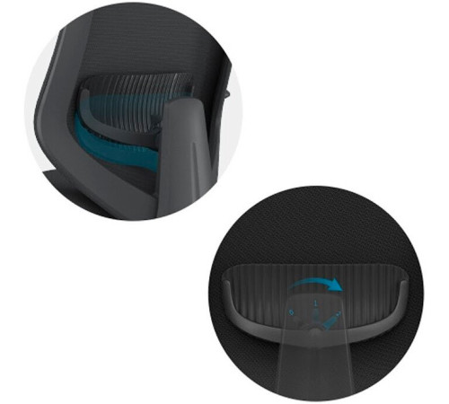 Офисное кресло ErgoSmart Sparta 3 Mesh черный