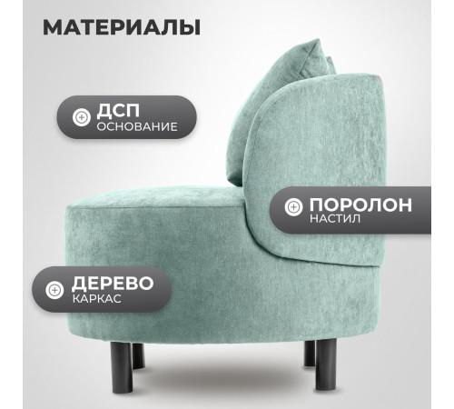 Интерьерное кресло Mio Tesoro Милан 1 JH3565-20