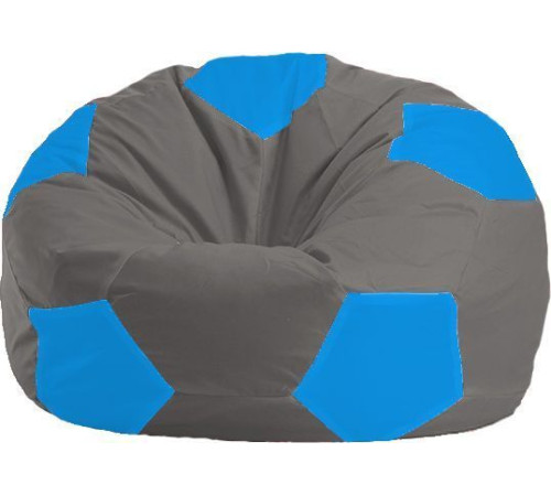 Кресло-мешок Flagman Мяч Стандарт М1.1-337 серый/голубой