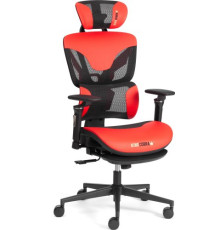 Офисное кресло TetChair KingCobra искусственная кожа/сетка черный/красный