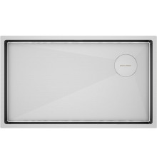 Кухонная мойка Paulmark NEXT-SKEW 74 Uni PM887444-BS стальной/брашированная сталь