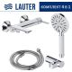 Смеситель Lauter Velvet 21СК6696С с лейкой Relexa Nevada 21S10146