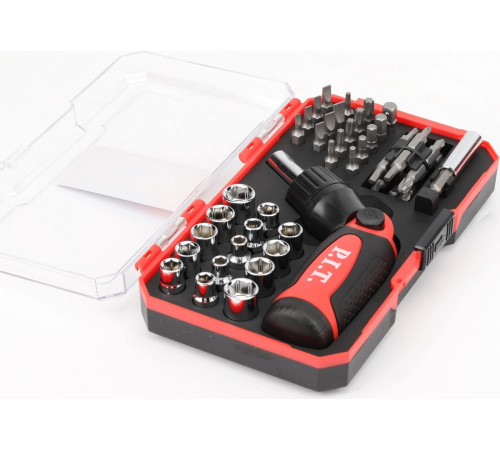 Набор отвертка с битами и головками P.I.T. Advance HSDR04-0046 46 предметов