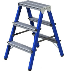 Лестница-стремянка Новая высота NV 114 двухсторонняя 2x3 ступеней