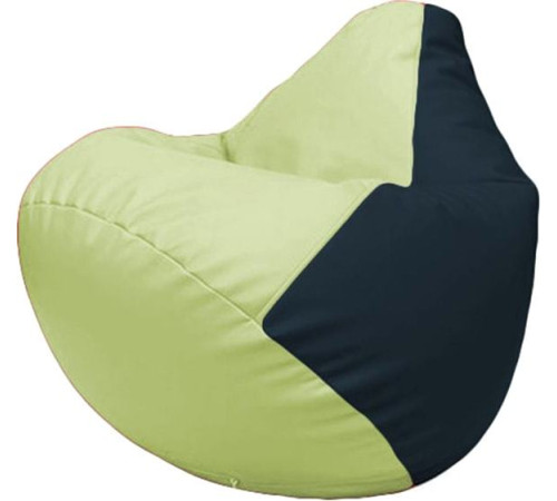 Кресло-мешок Flagman Груша Макси Г2.3-0415 светло-салатовый/синий