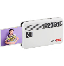 Мобильный фотопринтер Kodak Mini 2 Retro P210R W