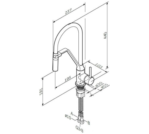 Смеситель AM.PM Like S F8013000