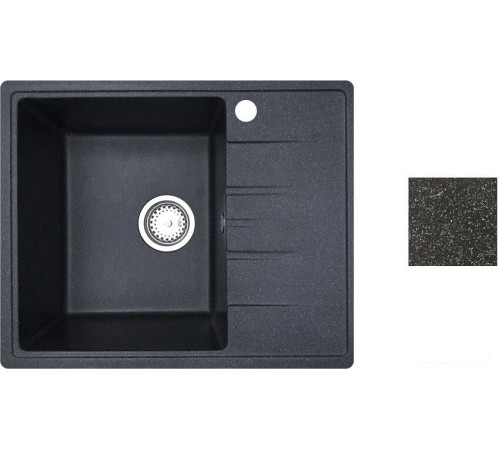 Кухонная мойка БелЭворс Mila L черный, без сифона