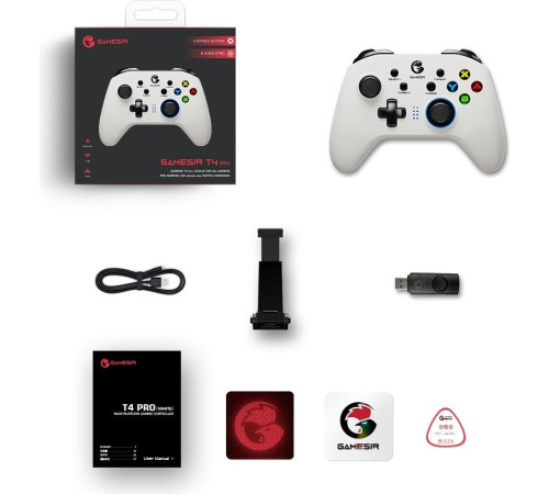 Геймпад GameSir T4 Pro белый