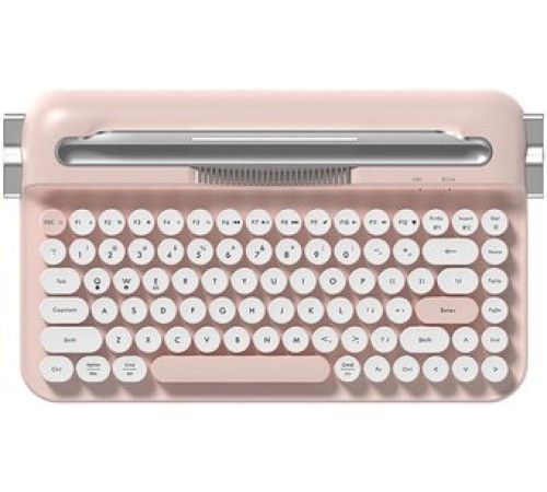 Клавиатура Ajazz AF84 белый/розовый