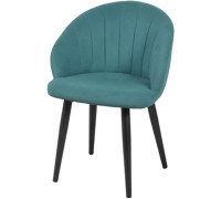 Стул с подлокотниками СоюзРегионПоставка Моника СРП-050 велюр, Dream Mint мятный/муар черный