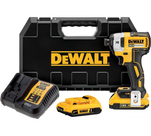 Винтоверт DeWalt DCF887D2-QW c 2-мя АКБ, кейс