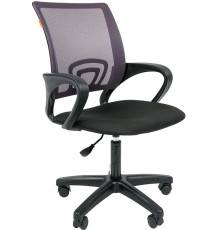 Кресло CHAIRMAN 696 LT черный/серый