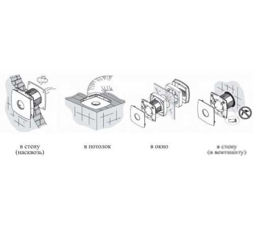 Осевой вентилятор CATA X-MART 12 Inox