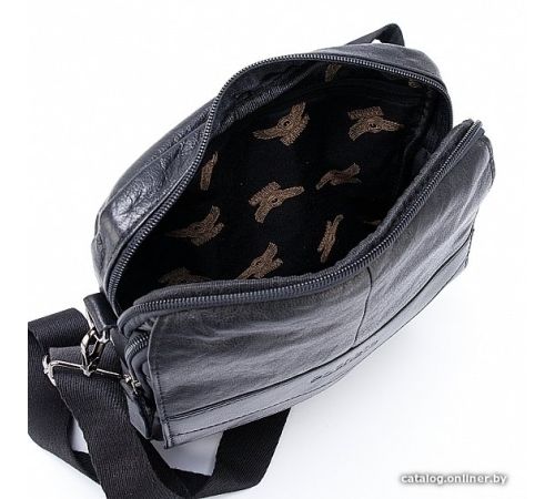 Сумка через плечо Poshete 196-9061-47-BLK черный